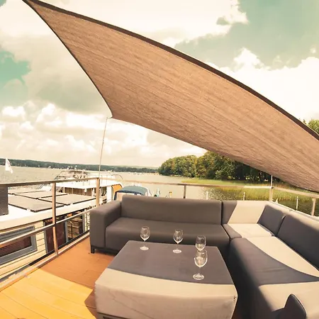Hausboot Mit Sauna - Traumzeitboot Heidi - Exklusiver Festlieger In Perfekter Lage Am Scharmuetzelsee 보트호텔 *