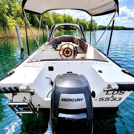 Hausboot Mit Sauna - Traumzeitboot Heidi - Exklusiver Festlieger In Perfekter Lage Am Scharmuetzelsee Botel