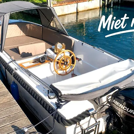 Ботель Hausboot Mit Sauna - Traumzeitboot Heidi - Exklusiver Festlieger In Perfekter Lage Am Scharmuetzelsee *