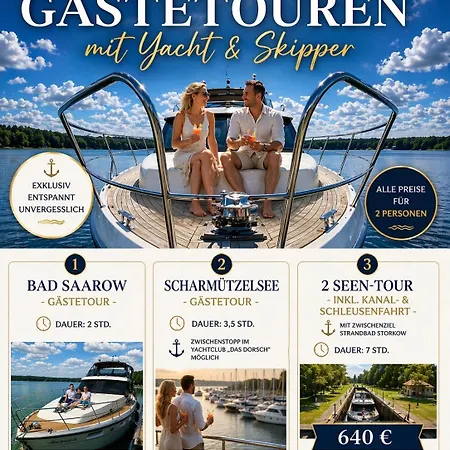 Hausboot Mit Sauna - Traumzeitboot Heidi - Exklusiver Festlieger In Perfekter Lage Am Scharmuetzelsee Бад-Заров