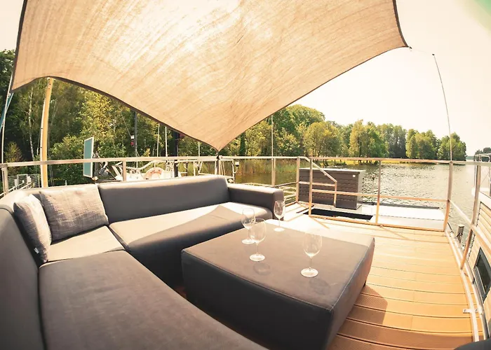 بوتيل Traumzeitboot Heidi - Exklusiver Festlieger In Perfekter Lage Am Scharmuetzelsee